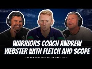 #NRL | NZ Warriors coach Andrew Webster on Luke Metcalf, RTS, and the Wahs premiership chances!