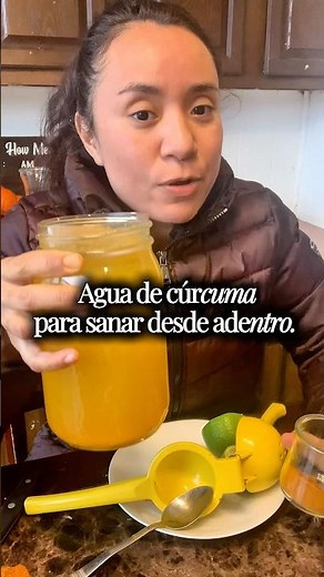 Agua de cúrcuma con limón y sal: beneficios y cómo prepararla #curcuma