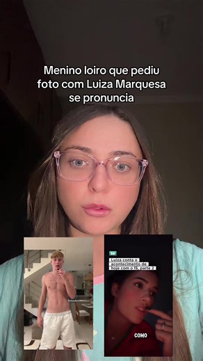 menino loiro | Luiza Marquesa | foto com fã | se pronuncia | vídeo viral | polêmica | internet | influenciadora | repercussão | redes sociais | fofoca | notícia | trending | Brasil | Instagram | fãs | encontro com fã | bastidores | celebridades | viralizou | comentários | opinião | esclarecimento | pronunciamento | confusão | flagra | momento | mídia | engajamento | audiência | entretenimento | influenciadores | assunto do momento | web reage | exposição | curiosidades | atualização | caso Luiza