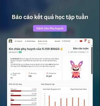 Theo dõi tiến độ học tiếng Anh của con trên Sổ liên lạc điện tử FLYER #flyer #phongthiao #tienganh