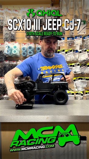 🇺🇸 The most iconic rock crawler of all time! 1976 Jeep CJ-7 by Axial #axial #adventure #rockcrawling #jeep #cj7 #rccar #scale #scaler #crawler ✅ https://www.mcmracing.com/en/recherche?controller=search&search_query=AXI03008 | MCM Racing