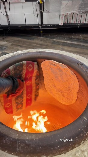 Traditional Armenian Lavash Bread Baking: StepShots