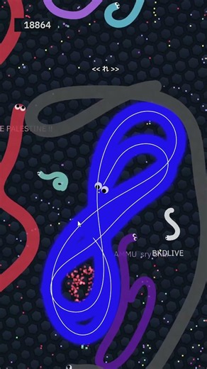 【スリザリオ】ごく普通のプレイ集 ｜ Slither.io Kill Highlights 🔥 ｜ #スリザリオ #slitherio #shorts #ショート動画 #gaming #ゲーム