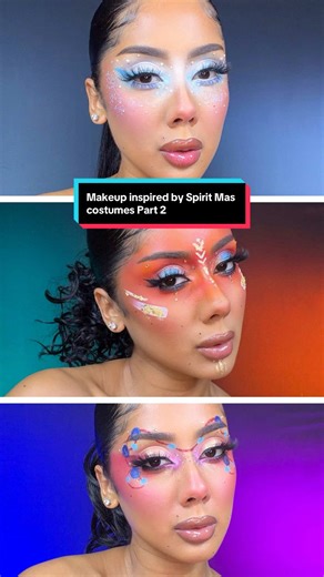 The road to Trinidad Carnival 🇹🇹 continues ✨ Part Two of my three-part series Makeup inspired by Spirit Mas costumes 🎭💄 @spiritmas 1. Versailles by @nakitahyatali 2. Xeria by @sandilikeabeach 3. Nura by @douglas_john_designs Which look has you hooked so far? 👀 #spiritmas #carnivalmakeup #trinidadcarnival #makeupartist #costumemakeup