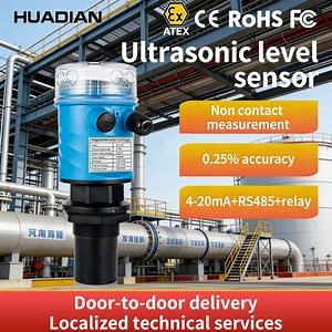 [Hot Item] Water Level Sensor Oil Tank Monitor Water Tank Level Gauge Ultrasonic Type Level Measurement 4-20mA 0-10V RS485 Modbus IoT