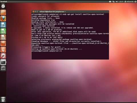 How to: Enable Open Terminal on Desktop in Ubuntu 12.04