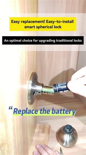 Easy-to-install smart spherical lock. An optimal choice for upgrading traditional locks.