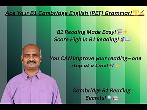 ✅ **B1 Preliminary Reading Practice | Cambridge English Exam Success!**