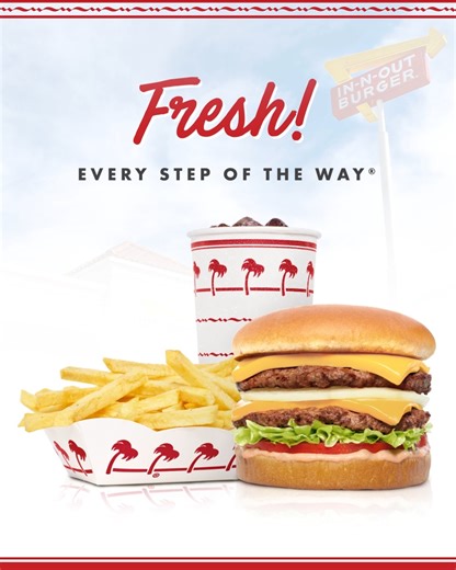 At In-N-Out®, we pride ourselves on serving you only the freshest ingredients possible. That’s the In-N-Out way! #innout | In-N-Out Burger