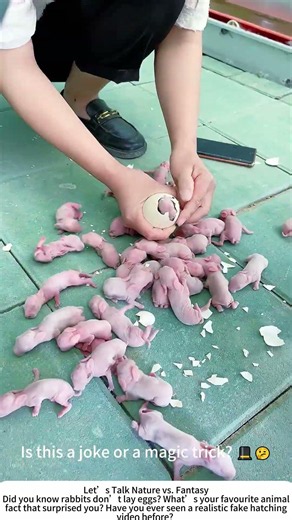 Helping a Baby Rabbit “Hatch”? Wait, That’s Not Real 🐇🥚