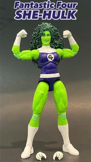 Custom Marvel Legends SHE-HULK#marvellegends #customactionfigures #shehulk #fantasticfour #hulk #fyp