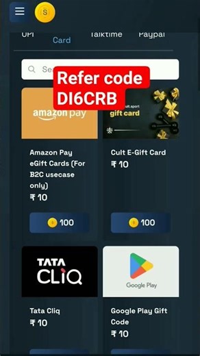 NEW REDEEM CODE APP | Sikka app referral code | #shorts #earnmoneyonline