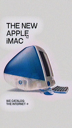 The all NEW iMac is just dropped! → 32 megabytes of RAM. A 15-inch CRT display built right in. 4 gigabytes of storage. A 24x CD-ROM drive. 56k modem straight out of the box. Ethernet. USB. Stereo speakers with 3D sound. Two headphone jacks. TWO. And all of that, in one single machine weighing just 18 kilograms. Available August 15th. Starting at $1,299. Comes in Bondi Blue. And nothing else looks like it. This is the iMac. Are we hyped? You getting one? #imac #apple #macos #brandolog #fyp
