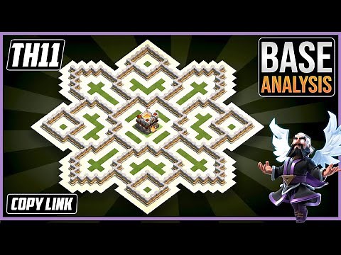 LEGENDRY TH11 HYBRID/TROPHY Base 2025!! COC Town Hall 11 (TH11) Trophy Base Design – Clash of Clans