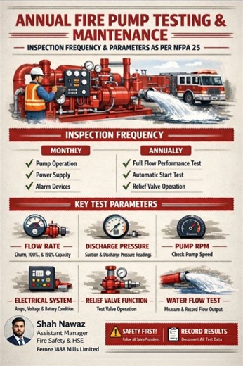 NFPA 25 Compliance: Fire Pump Testing Maintenance | Shah Nawaz posted on the topic | LinkedIn
