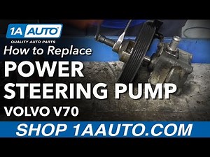 How to Install Power Steering Pump 00-07 Volvo V70