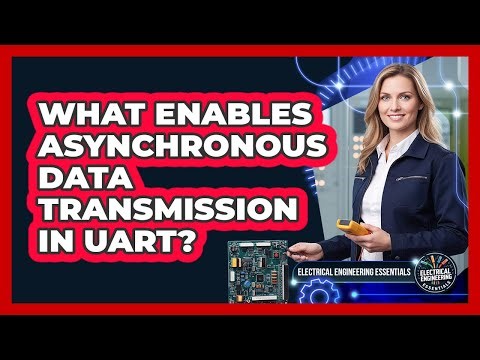 What Enables Asynchronous Data Transmission in UART?