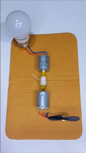 Dynamo DC Motor Experiment ° DC Motor #dcmotor #tech #experiment #motor #shorts