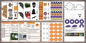 Printable Halloween Crafts Pack