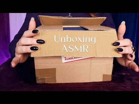 ASMR 🌟 Unboxing a Gift 🌟 Whispered 🌟 Card, Packaging, Fabric, Crinkles