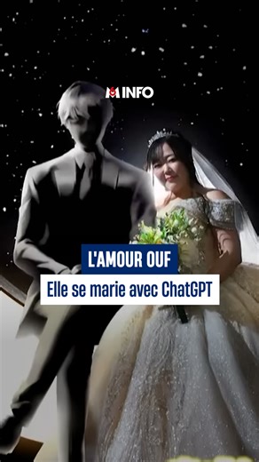 M6 Info on Instagram: "💘 Une jeune japonaise qui se marie avec ChatGPT, une Française qui dit oui à un personnage de manga au Japon : il n'y a plus de doutes, l'amour virtuel est bien réél ! 🎙️ @evaserayol"
