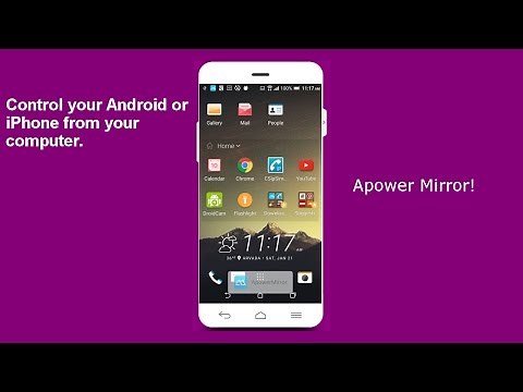 ApowerMirror - Controls Android or iPhone Using PC Tutorial