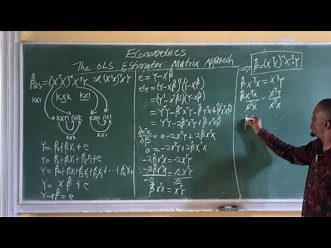 The OLS Estimator: Matrix Approach