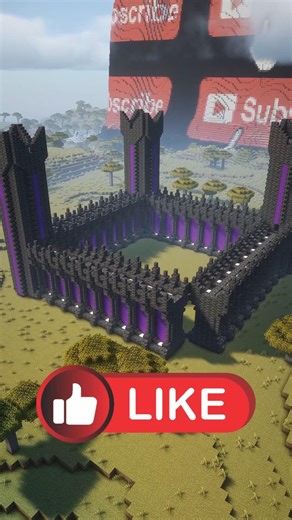 Secure Yourself with a Single Wall! 🏰 Luxury Castle Guide #minecraft