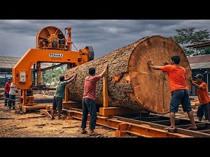 Inside a Bubinga Wood Factory: From Exotic Hardwood to Premium Wood Boards (Full Process)