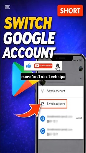 How To Switch Google Account in Play Store (2026) | Android Easy Method #Shorts