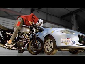 Motobike crash test