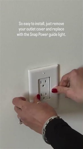 Outlet Cover with Integrated LED Night Light