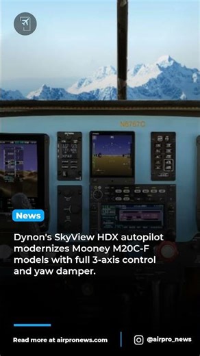 FAA Approves Dynon SkyView HDX Autopilot for Vintage Mooneys