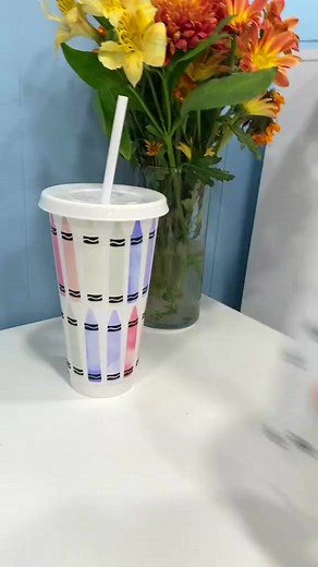 204_Not too shabby! 🌈🖍🥤 #colorchanging #crayons #coldcup #teachergift #handmade #personalizedgifts #YellowstoneTV #fyp | Roy and Pip