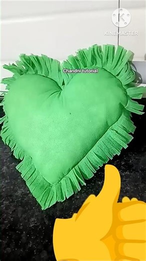 DIY Heart Pillow ❤️ Easy Cushion Making at Home #shorts
