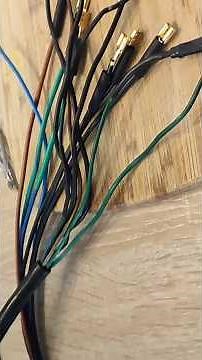 MZ ETZ 250 Engine Wiring Harness! Construction of a new electrical system!