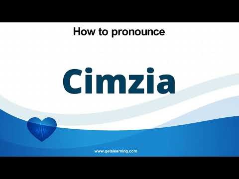 How to pronounce Cimzia in English correctly