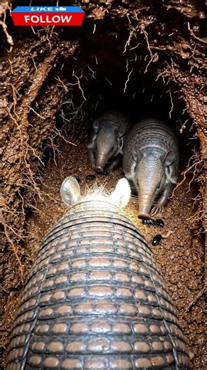 Inside an Armadillo Burrow: Hidden World of Adults & Babies | Animal POV Wildlife Research