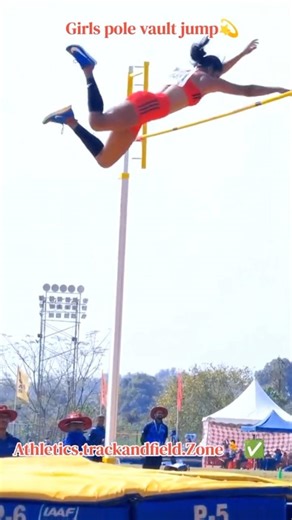 polevault😱❗️How Did He Do That? 😳#shorts