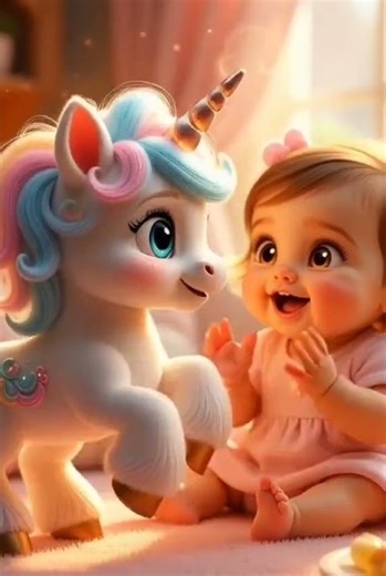 Magical Unicorn Makes Baby Laugh 🦄😂 | Cutest Moment Ever!