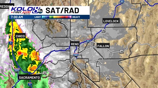 Hello snow! We're going to add to the already impressive snowfall totals with 1-2 feet of new snow expected in the Sierra today, 6-12 inches around Lake Tahoe and 1-4 inches on the valley floor. We'll have a break from storms Friday-Sunday with another storm set to arrive early next week. | KOLO 8 News Now