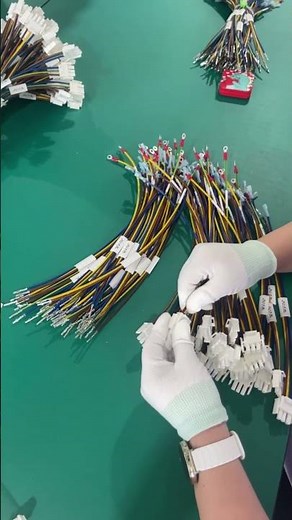 Watch the wire harness manufacturing process