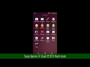 Sony Xperia C4 Dual E5333 Hard reset