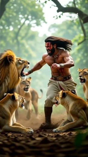 Man Fights Multiple Tigers in Jungle | Real Tiger Attack | Brave Man vs Tigers | Dangerous Wildlife