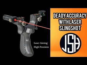 slingshot #shooting with #laser and sights how to be accurate with a #slingshot deadly precision