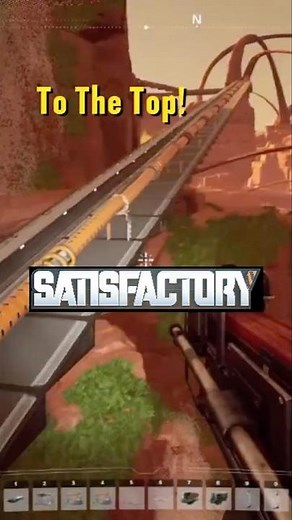 I Need to Figure Out How to Get this SAM Ore Back to my Factory in Satisfactory 1.0 #shorts