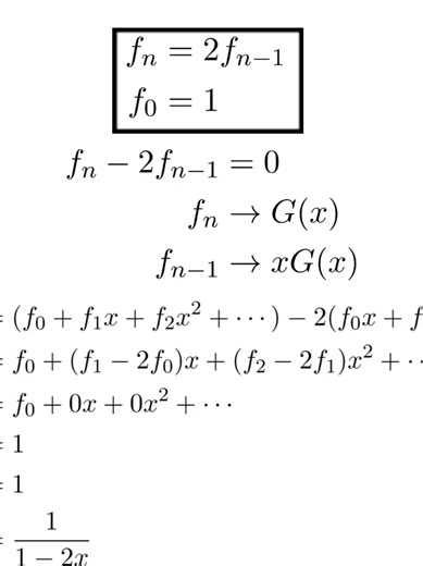 Generating Functions Explained: Encode Infinite Sequences (Fibonacci & More)