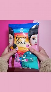 Squid game 3 Game book #squidgame #papercraft #diy | 페퍼찐 PAPER JJIN