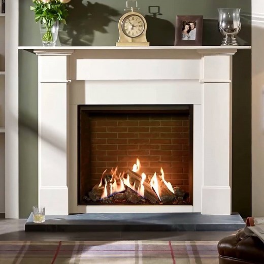 Our most realistic gas fire yet, the Gazco Reflex 75T couples advanced technology with ultra-lifelike logs to create a truly stunning gas flame effect that is almost indistinguishable from a real wood burning fire. Find out more>>> http://bit.ly/2DOuM8o | Stovax and Gazco