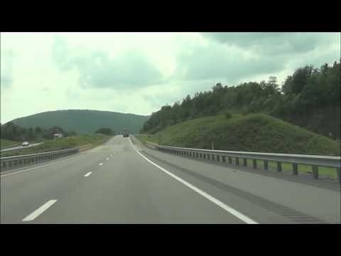 Pennsylvania - Interstate 80 West - Mile Marker 190 to 180 (7/5/15)